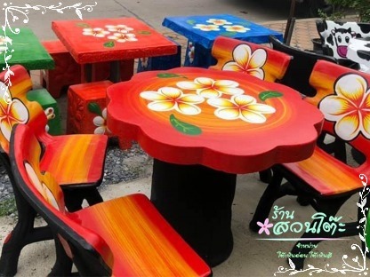 โต๊ะหินอ่อนลายลีลาวดี - ร้านสวนโต๊ะหินอ่อน นนทบุรี